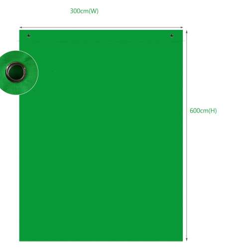 2.8M(H) x 3M(W) Studio Support Stand With Chromakey Green Backdrop - 龍門架連...