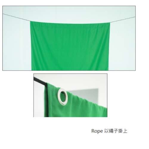 2.8M(H) x 3M(W) Studio Support Stand With Chromakey Green Backdrop - 龍門架連...