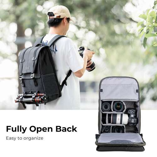 K&F Concept Beta Photography Backpack (Black/Gray, 20L) - KF13.087AV5