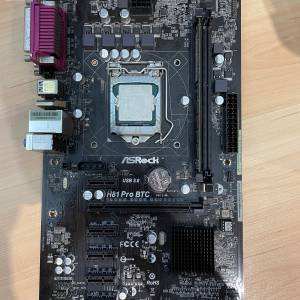 Asrock h81 pro btc + g1840 + kingston ddr3 4gb ram