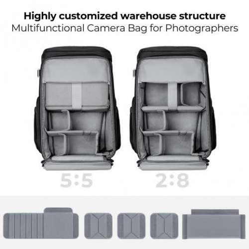 K&F Concept Camera Alpha Backpack Air (Black, 25L) -  KF13.128