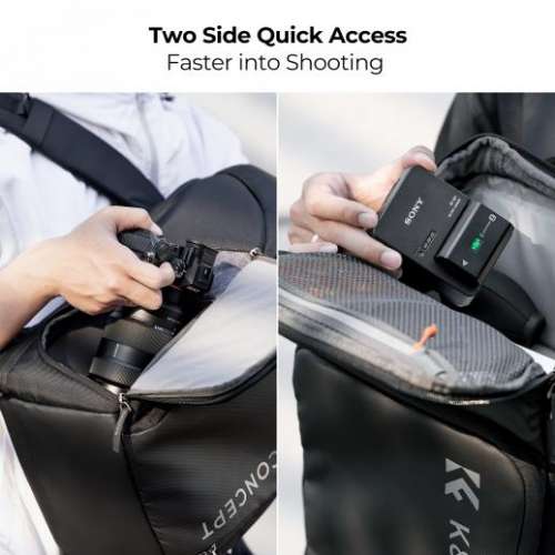 K&F Concept Camera Alpha Backpack Air (Black, 25L) -  KF13.128