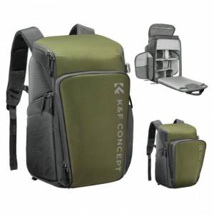 K&F Concept Camera Alpha Backpack Air (Dark Green, 25L) - KF13.128