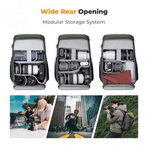 K&F Concept Camera Alpha Backpack Air (Dark Green, 25L) - KF13.128