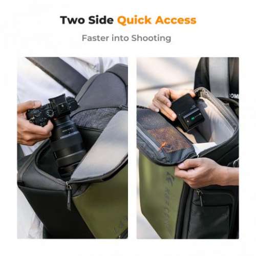 K&F Concept Camera Alpha Backpack Air (Dark Green, 25L) - KF13.128