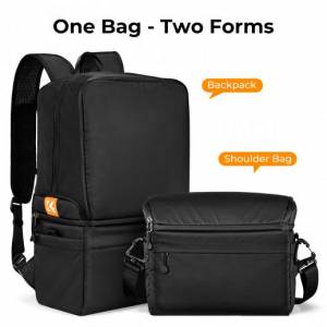 K&F Concept Collapsible Camera Bag 2 Way 22L for Photographers Business Trip