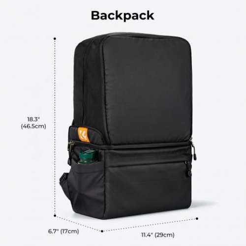 K&F Concept Collapsible Camera Bag 2 Way 22L for Photographers Business Trip
