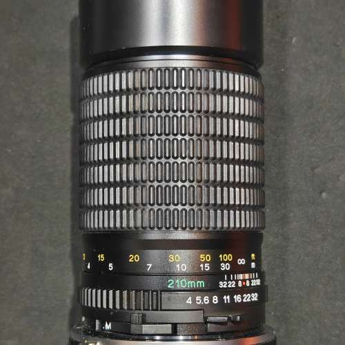 Mamiya 210/4 sekor C FOR M645 已改為 反射鏡 波波鏡 折返鏡 連 轉接環 for Canon EF