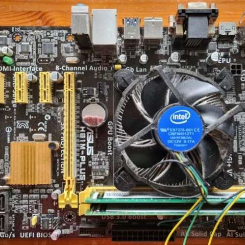 Intel Core i7 4790 +Asus H81M Plus +16 GB DDR3
