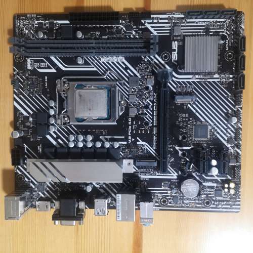 (11代組合) i3 10100T + Asus Prime B560M-K底板連背板