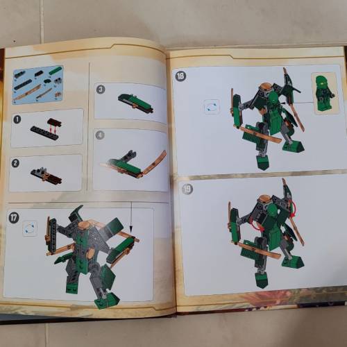 內含74pcs Lego的書 樂高旋風忍者 Ninjagq build your own adventure親子書
