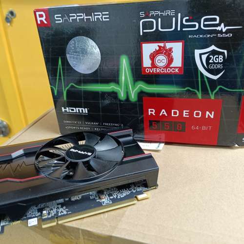 Sapphire Radeon RX550 pulse 2G GDDR5