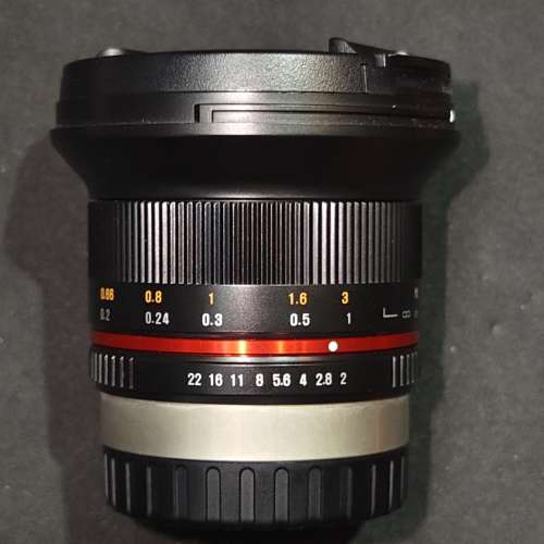 Samyang 12/2 NCS CS MF for fujifilm fuji FX