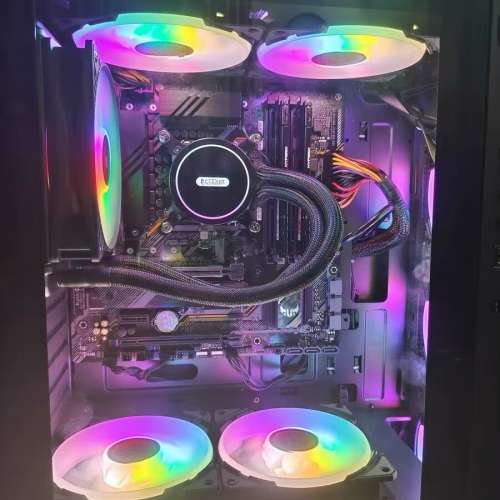 第 10 代 Intel® Core™ i7水冷電競RGB 電腦主機，高配16G 記憶體，4G獨立顯咭，辦...