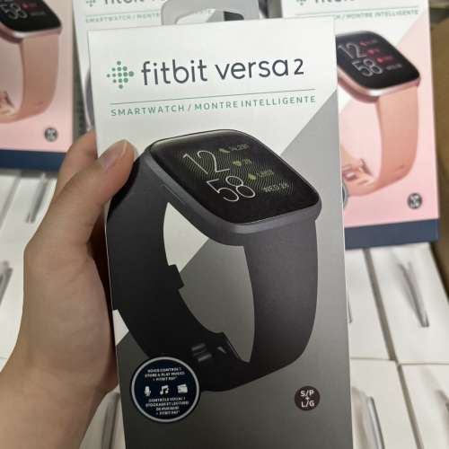 Fitbit Versa2智能運動手表心率健康提醒藍牙來電瞓眠監測防水GPS
