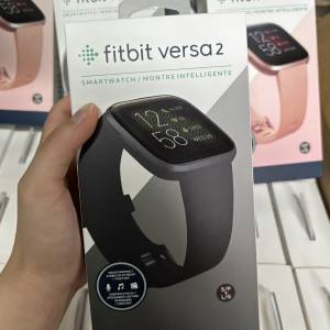 Fitbit Versa2智能運動手表心率健康提醒藍牙來電瞓眠監測防水GPS