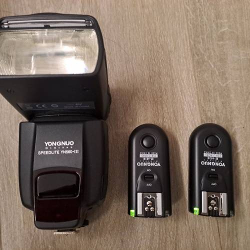 Yong Nuo 無綫飛燈組合,2 個遥控+一閃( Nikon 用)