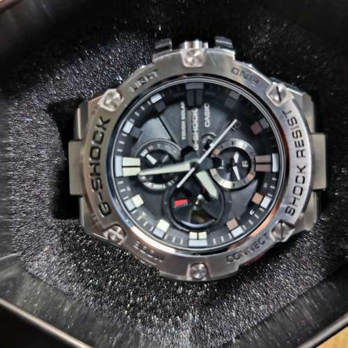 Casio G-Shock GST-B100D 藍芽對時