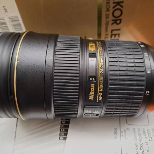 極新淨靚仔 Nikon AFS 24-70 f2.8 zoom 鏡王全套