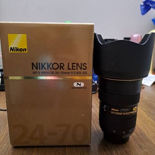 極新淨靚仔 Nikon AFS 24-70 f2.8 zoom 鏡王全套