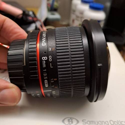 極新淨SamYang 手動8mm f3.5魚眼鏡( Nikon F mount 用)