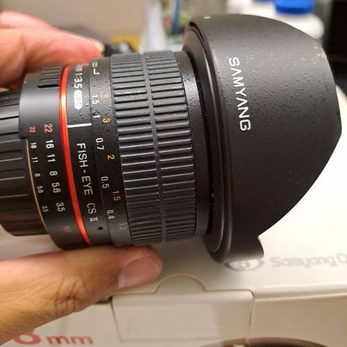極新淨SamYang 手動8mm f3.5魚眼鏡( Nikon F mount 用)