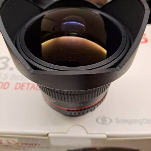 極新淨SamYang 手動8mm f3.5魚眼鏡( Nikon F mount 用)