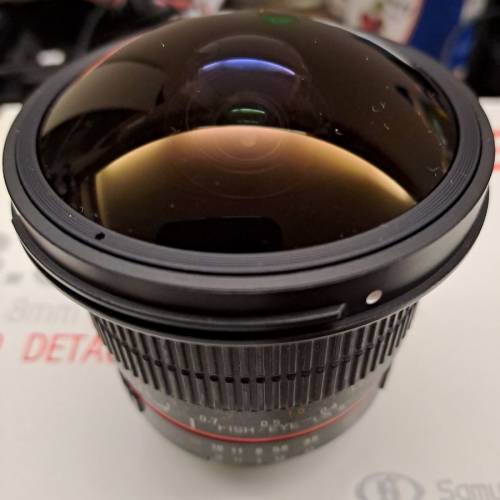 極新淨SamYang 手動8mm f3.5魚眼鏡( Nikon F mount 用)