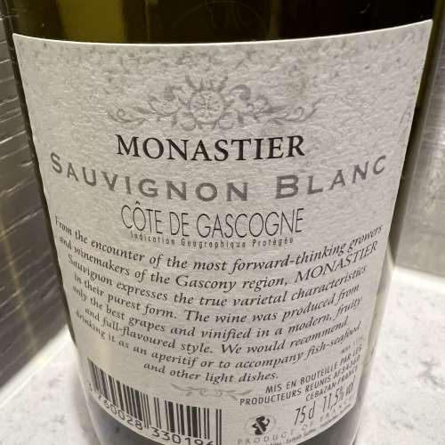 Monastier Sauvignon Blanc 2019