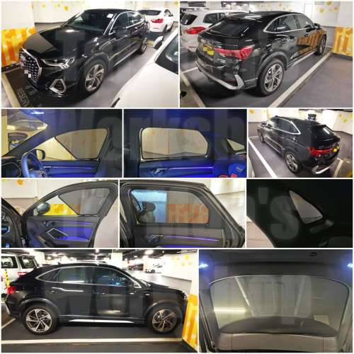 Audi Q3 全車磁石濾光窗網太陽擋