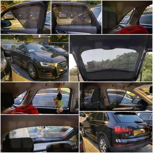 Audi Q3 全車磁石濾光窗網太陽擋