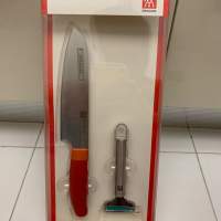 孖人牌刀具套裝：日式廚刀+可動瓜刨 Zwilling Now S Knife Set：Knife & Peeler