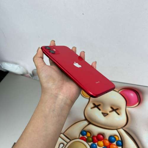 (😍荃灣實體店，超靚機  )Apple Iphone11 港行 實體雙卡 128gb 紅色