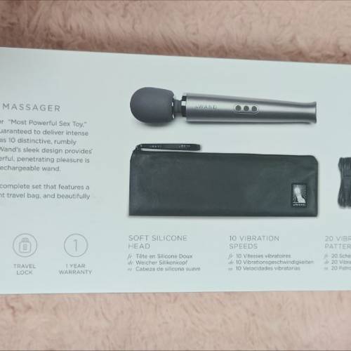 Le Wand(美國) Petite 6段變頻充電式強力震動棒 至尊銀