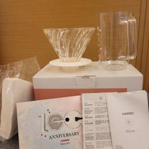 Hario 100週年 V60手冲咖啡 玻璃濾杯 套裝 Brewing Kit