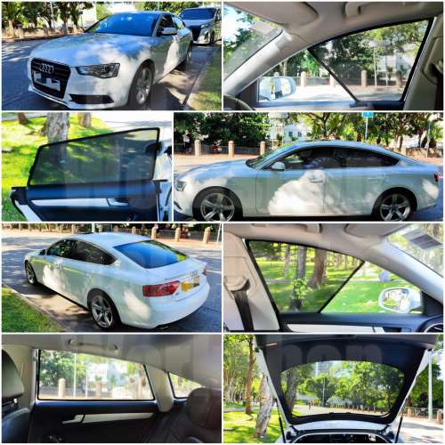 Audi A5 全車磁石濾光窗網太陽擋