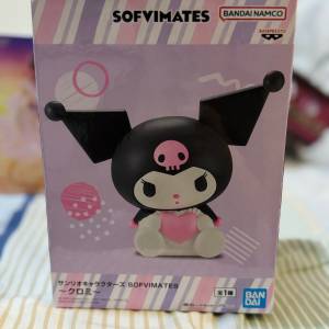 日本帶回 Bandai Namco Banpresto Sanrio Sofvimates Kuromi 全新 靚盒 順豐到付