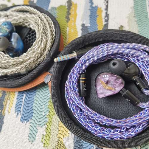 粗芯7N單晶銅鍍銀合拼升級線耳機線 jh audio Shure SENNHEISER fender campfire we...