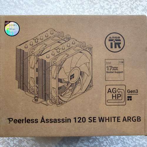 散熱塔 PEERLESS ASSASSIN 120 SE WHITE ARGB