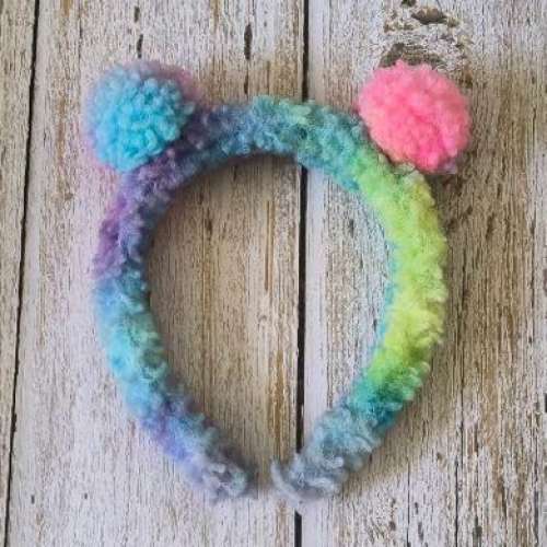 全新 熊仔 頭箍 頭飾