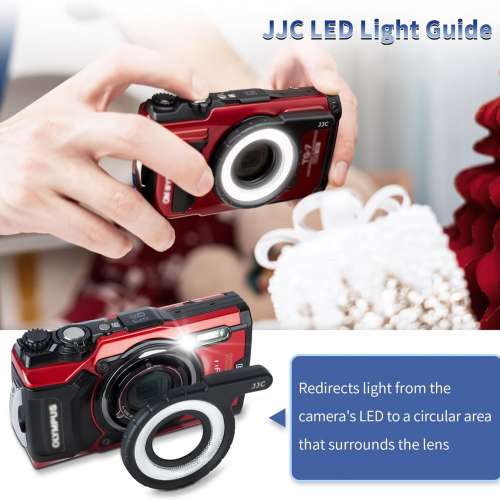 JJC MRL-TG1 WHITE Light Guide Ring For Tough TG-7  環形導光管