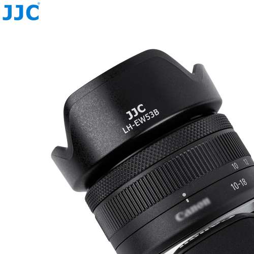 JJC LH-EW53B Lens Hood For Canon's RF-S 10-18mm f/4.5-6.3 IS STM Lens 代用鏡頭...