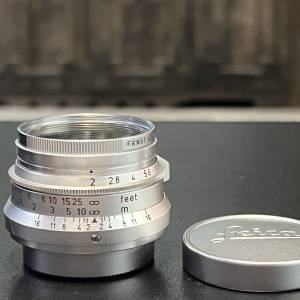 Leica Summicron 35mm f2 v1 8 element Germany Screw LTM lens