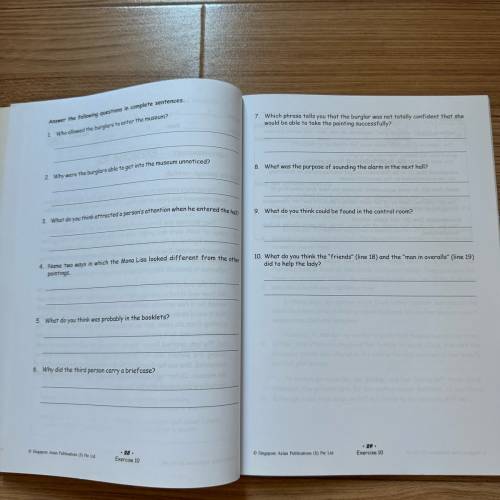 小六英文補充練習/SAP Comprehension workbook 6六年級英語閱讀理解 primary 6 Eng...