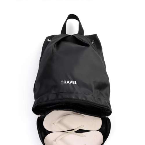 黑色游泳收納包女幹濕分離健身運動裝備男泳包泳衣防水袋雙肩背包手機