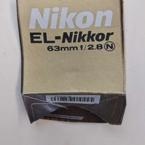 (全球唯一全新貨品）Vintage Nikon EL-NIKKOR 40mm f/4 , 63mm f/2.8 , 75 mm f/4 ...