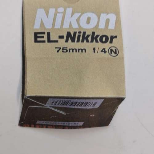 (全球唯一全新貨品）Vintage Nikon EL-NIKKOR 40mm f/4 , 63mm f/2.8 , 75 mm f/4 ...