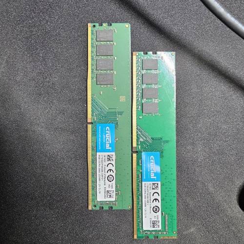 二手crucial d4-2666 8g x 2