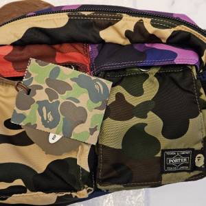 A BATHING APE x PORTER Multi-Color 腰包／胸包