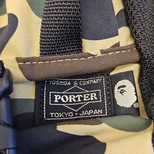A BATHING APE x PORTER 經典迷彩背囊